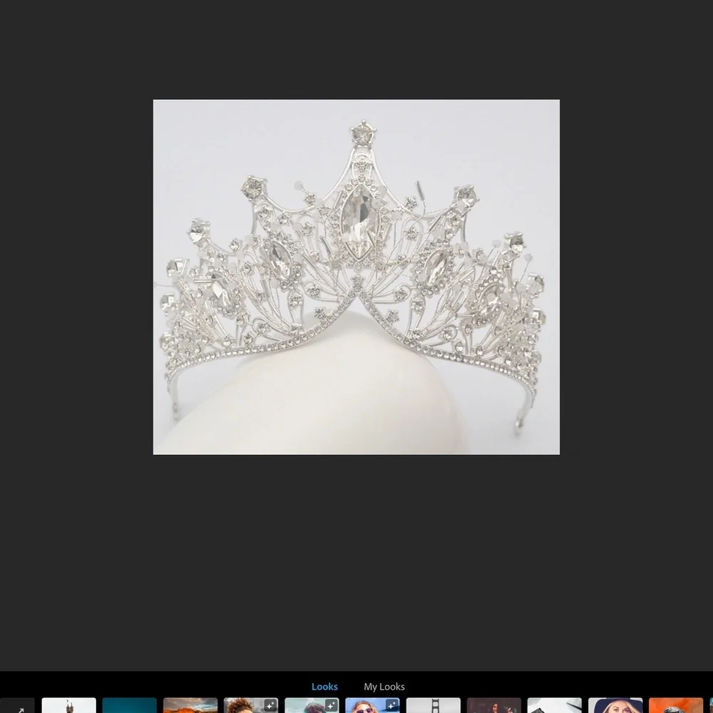 Crystal Wedding Tiara Crown - Picture 5 of 12